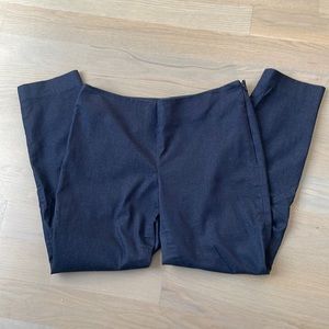 Side-zip work pants, worn once. Jean-like look!